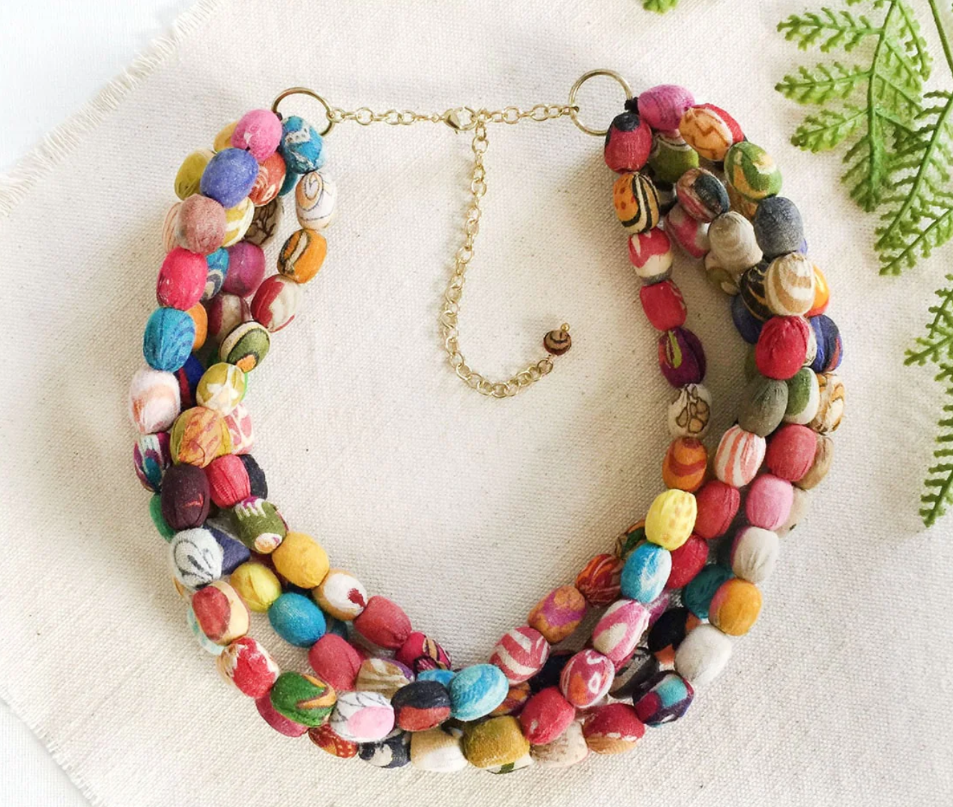 Aarini Kantha Collar Necklace