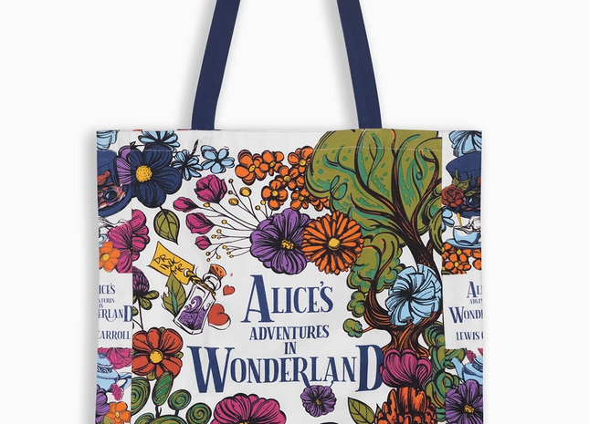 Alice in Wonderland ~ Canvas Tote
