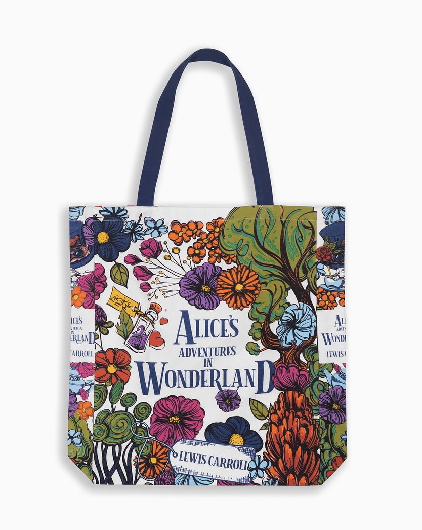Alice in Wonderland ~ Canvas Tote