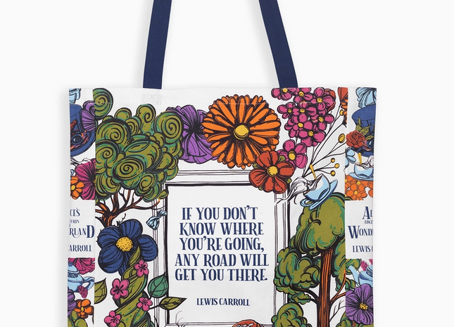 Alice in Wonderland ~ Canvas Tote