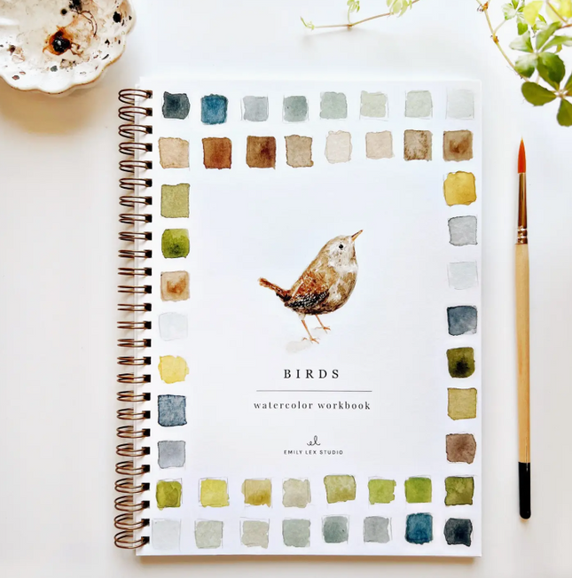 Birds Watercolor Workbook