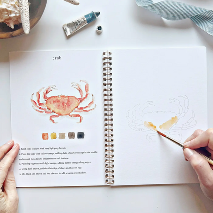 Seaside Watercolor Workbook