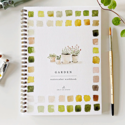 Garden Watercolor Workbook