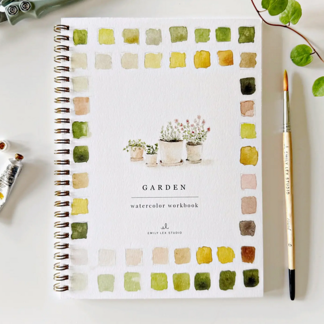Garden Watercolor Workbook
