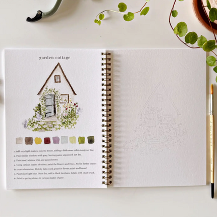 Garden Watercolor Workbook