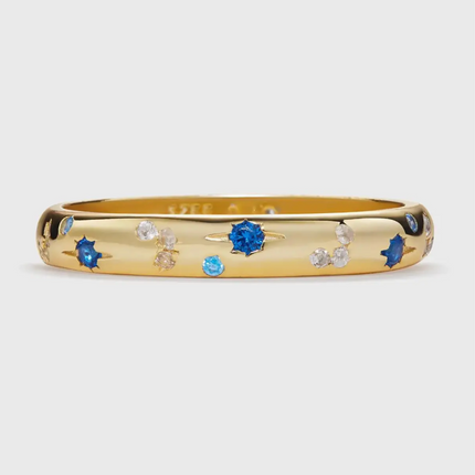 Blue Moon Star Rings