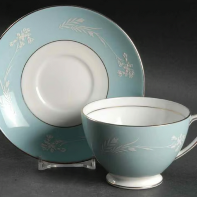 Vintage China ~ Turquoise Cameo by Minton