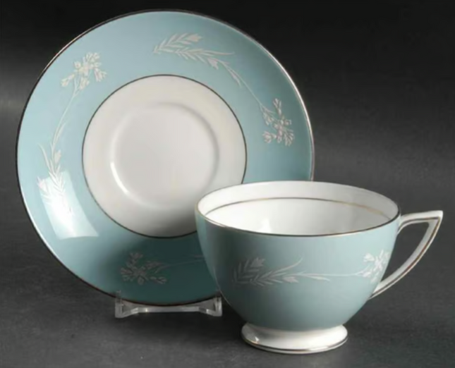 Vintage China ~ Turquoise Cameo by Minton