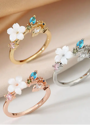 Cherry Blossom Flower Ring