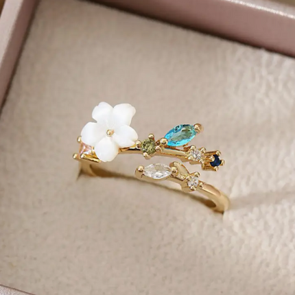 Cherry Blossom Flower Ring