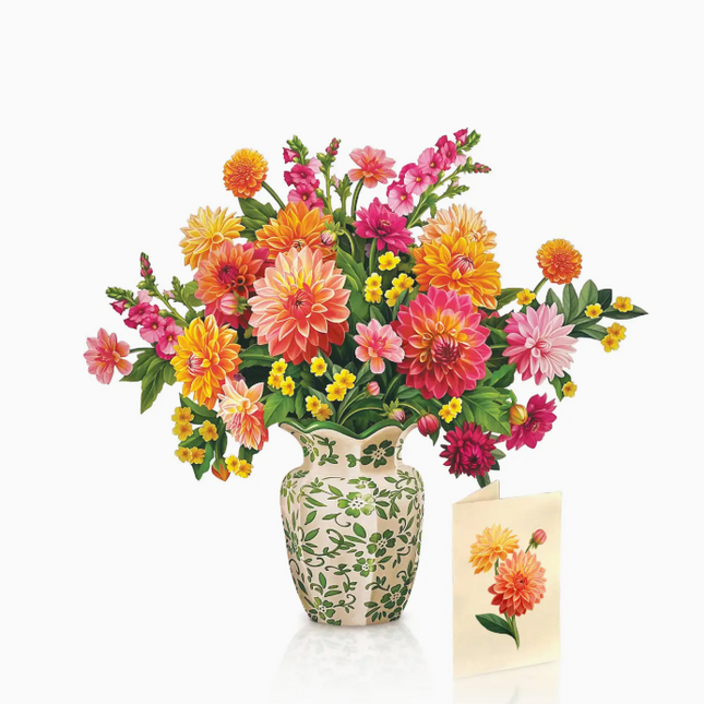 Paper Flower Bouquet ~ Dahlia Sunrise