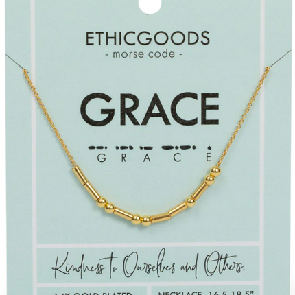Morse Code Necklaces