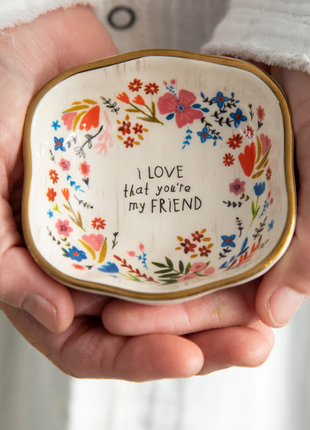 Antiqued Trinket Bowl