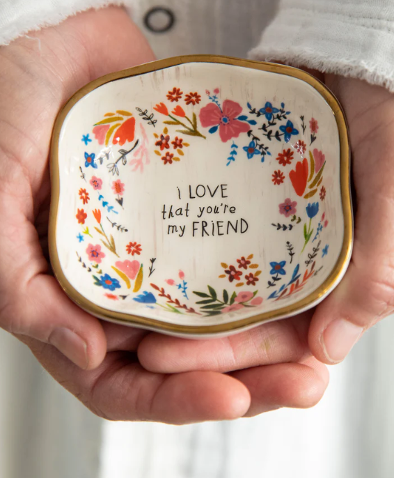 Antiqued Trinket Bowl