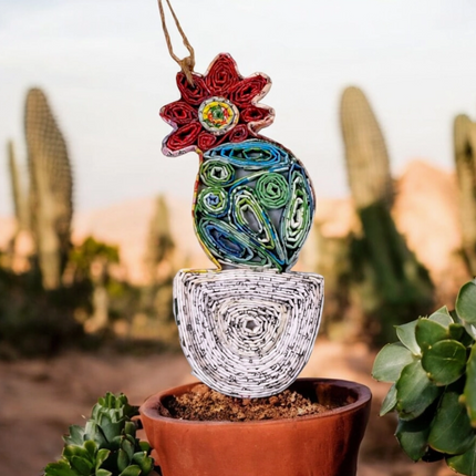 Upcycled Paper Ornaments