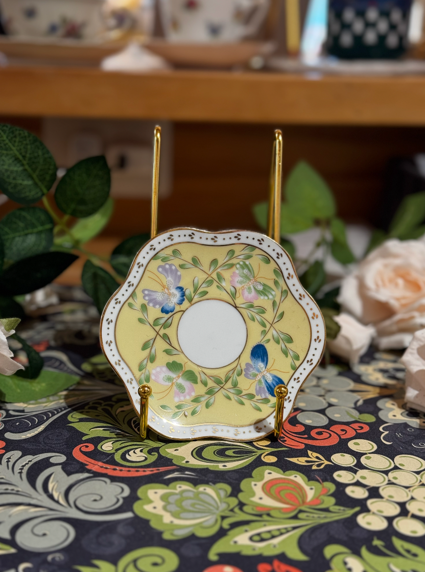Vintage China ~ Butterfly Saucer