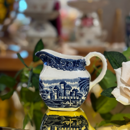 Vintage China ~ Blue Pattern Creamer