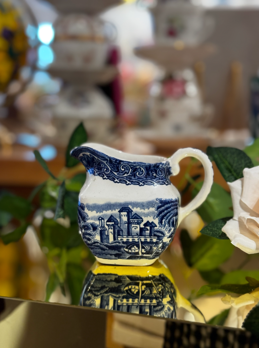 Vintage China ~ Blue Pattern Creamer