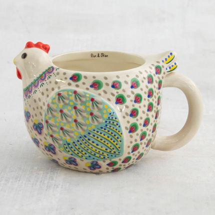 Folk Chicken Mug