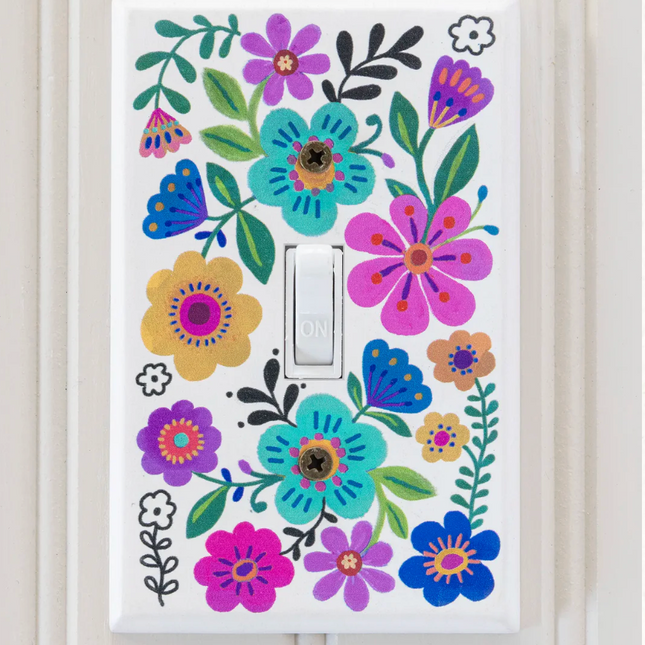 Painted Wooden Switch Cover