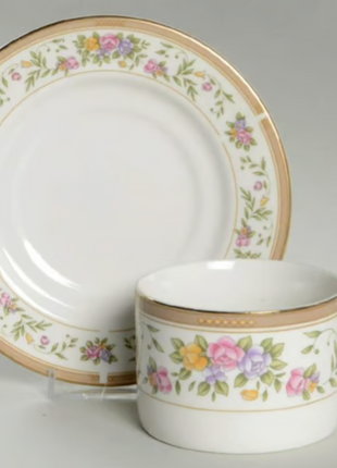 Vintage China — Bellini Teacup &amp; Saucer by Farberware