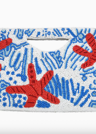 Starfish Half Moon Clutch