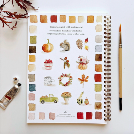 Autumn Watercolor Workbook