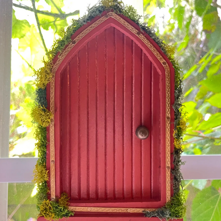 Magical Moss Covered Portal Wall Decor