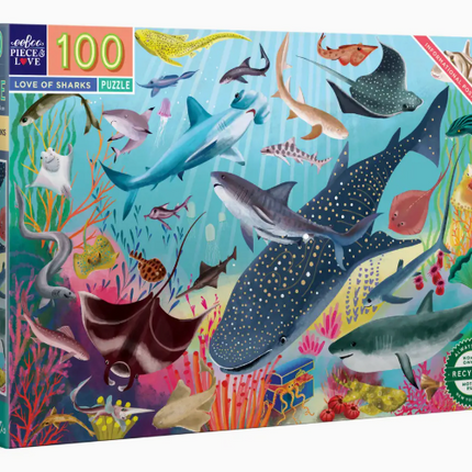 eeBoo~ 100 Piece Puzzles
