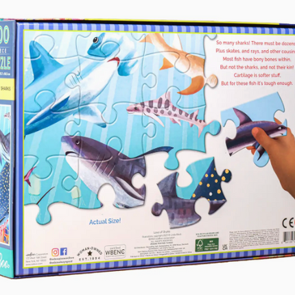eeBoo~ 100 Piece Puzzles