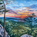 Sunsetting at Bear's Den #1 5x7