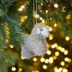 Grey Sheep Ornament