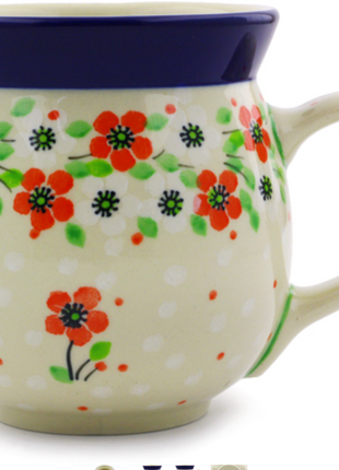 Polish Pottery ~ Bubble Mugs