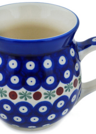 Polish Pottery ~ Bubble Mugs