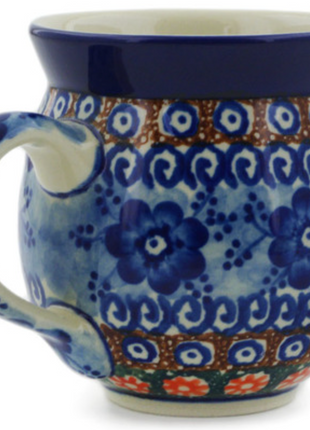 Polish Pottery ~ Bubble Mugs