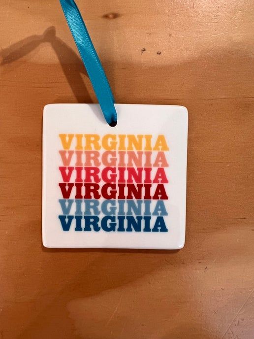 Love Local Virginia Ornament