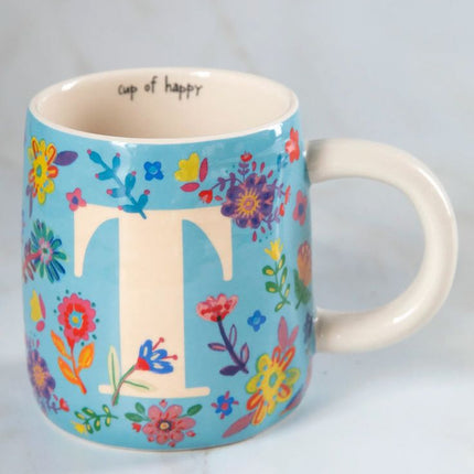 🌸 Initial Floral Mugs