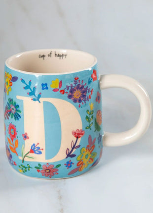 🌸 Initial Floral Mugs