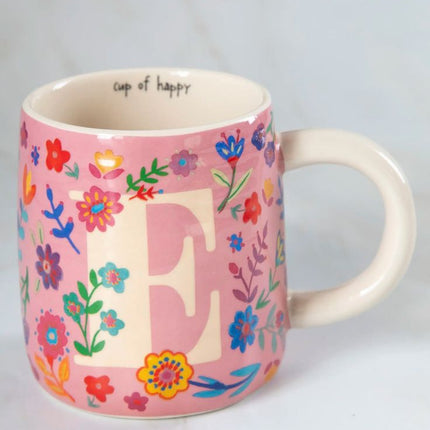 🌸 Initial Floral Mugs