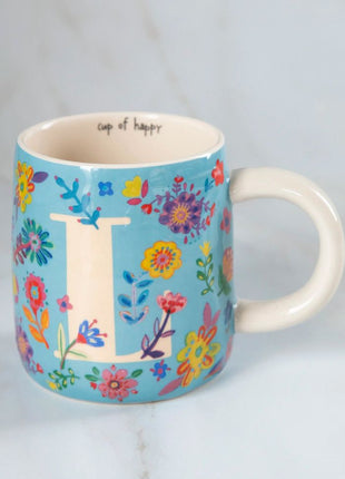 🌸 Initial Floral Mugs