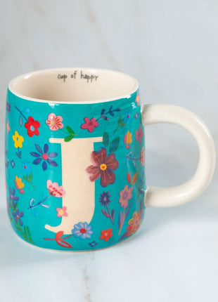 🌸 Initial Floral Mugs