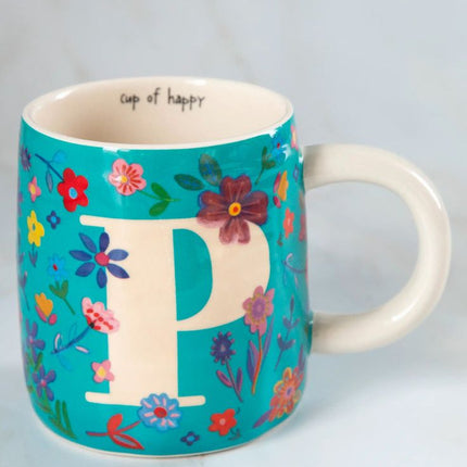 🌸 Initial Floral Mugs