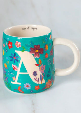 🌸 Initial Floral Mugs
