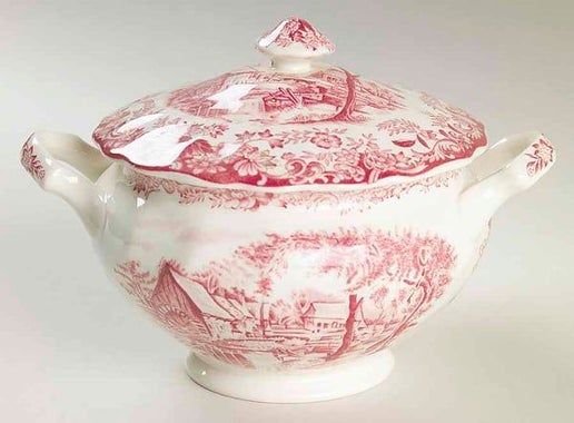 Vintage China ~ Millstream Pink By Johnson Brothers