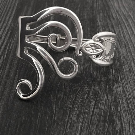 Elegant Fork Bracelets ~ Handcrafted from Vintage Silver
