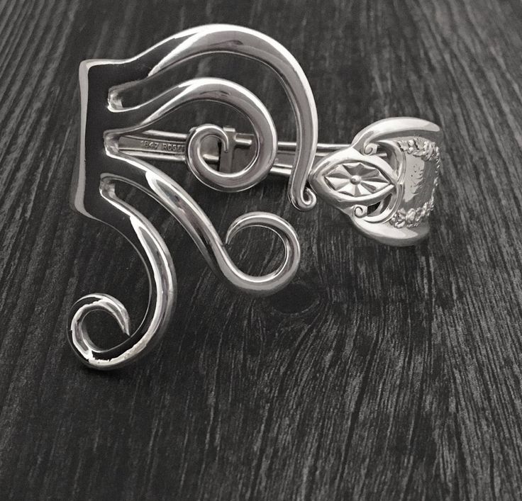 Elegant Fork Bracelets ~ Handcrafted from Vintage Silver