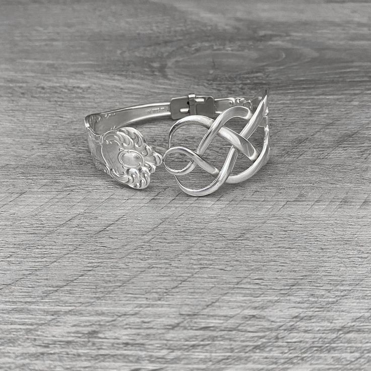 Elegant Fork Bracelets ~ Handcrafted from Vintage Silver