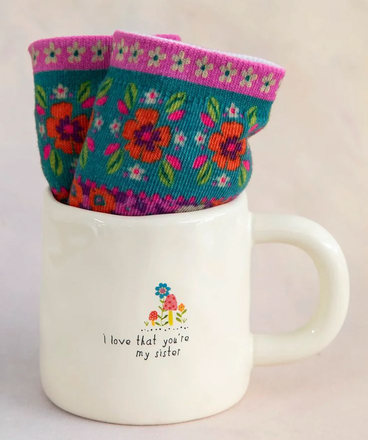 Sister Sock & Mug Gift Set
