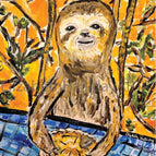 Sloth with Pie