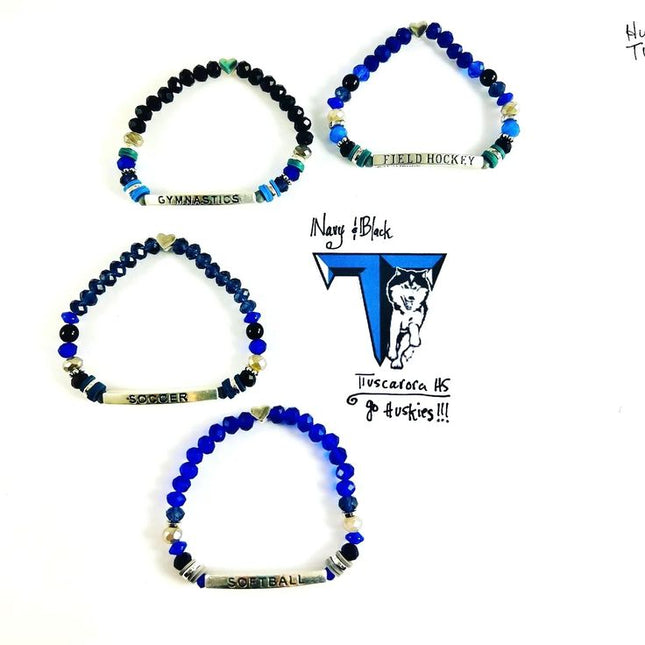 Sports Bracelets - Loudoun County High School Team Colors